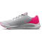 UNDER ARMOUR Charged Pursuit 3 Laufschuhe M&auml;dchen 100 - halo gray/electro pink/metallic warm silver 35.5