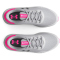 UNDER ARMOUR Charged Pursuit 3 Laufschuhe M&auml;dchen 100 - halo gray/electro pink/metallic warm silver 35.5