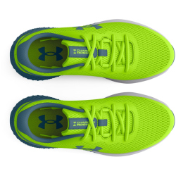 UNDER ARMOUR Charged Rogue 3 Laufschuhe Jungen 300 - lime surge/static blue/static blue 35.5