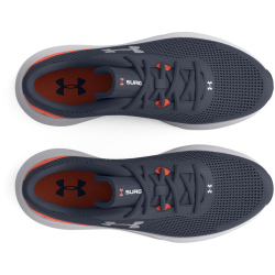 UNDER ARMOUR Surge 3 Laufschuhe Herren 404 - downpour gray/after burn/white 40.5