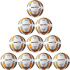 10er Ballpaket CRAFT Hybrid Exclusiv Fußball (60-62...