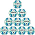 10er Ballpaket DERBYSTAR Gamma Light 350g...
