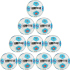10er Ballpaket DERBYSTAR Bundesliga Brillant...