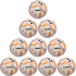 10er Ballpaket hummel hmlAEROFLY Light (290g)...
