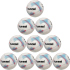 10er Ballpaket hummel hmlPRECISION Training Fußball...