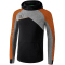 black/grey melange/neon orange