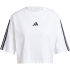 adidas Essentials 3-Streifen Baumwoll Loose T-Shirt Damen...