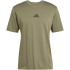 adidas Essentials 3-Streifen Single Jersey T-Shirt Herren...