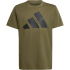 adidas Essentials T-Shirt Kinder JC9660 - black/white 128