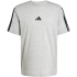 adidas Essentials 3-Streifen Single Jersey T-Shirt Herren...