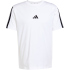 adidas Essentials 3-Streifen Single Jersey T-Shirt Herren...