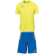 limonengelb/azurblau