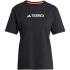 adidas TERREX Classic Logo T-Shirt Damen JF9131 - black S