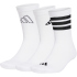 3er Pack adidas Logo Socken JI6316 - white/black 37-39
