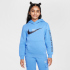 NIKE Sportswear Fleece Hoodie Kinder 489 - blue beyond L...
