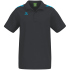 erima CMPT 3 Wings Poloshirt Herren grau melange/schwarz S