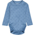 hummel hmlMINI Bee Print langarm Baby-Body 1940 - silver...