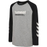 hummel hmlJR Logo Langarmshirt Kinder 2006 - grey melange...