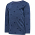 hummel hmlMINI Merino Langarmshirt 8588 - vintage indigo 86