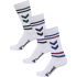 3er Pack hummel hml Chevron Retro Socken 9001 - white 39-42