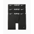3er Pack NIKE Boxershorts Briefs lang Herren U9M - BLK...