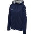 hummel GO Baumwoll Kapuzenjacke Damen egret melange XS