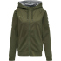 hummel GO Baumwoll Kapuzenjacke Damen egret melange XS