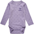 hummel hmlBEESY langarm Baby-Body 1196 - lavender gray 56