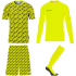 uhlsport Progressive Torwart-Set Kinder cyan/weiß 128