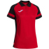 JOMA Lider Poloshirt Mädchen 601 - rot/schwarz 152