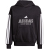 adidas House of Tiro Hoodie Kinder JW5083 - black/white 140