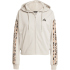adidas Animal Print 3-Streifen French Terry Sweatjacke...