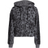 adidas Animal Print 3-Streifen French Terry Sweatjacke...