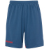 Kempa Player Handballshorts Kinder ice grau/fluo rot 128