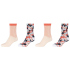 4er Pack s.Oliver Essentials Organic Flower Crew Socken...