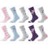 10er Pack camano Soft recycelte Baumwolle Crew Socken...