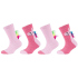 4er Pack camano Cosy Fancy Application Crew Socken Kinder...