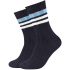 2er Pack camano Cosy Bamboo Striped Boot Crew Socken 5801...