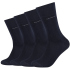 4er Pack camano Soft Bamboo Crew Socken 5999 - navy 39-42