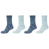4er Pack camano Sustainable Cosy Patterned Crew Socken...