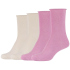 4er Pack camano Silky Feeling Lurex Ankle Socken Damen...