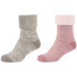 2er Pack camano Mouline Cosy Crew Socken Damen 4117 -...