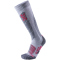 light grey melange/coral