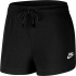 NIKE Sportswear Essential Shorts Damen 010 - black/white M