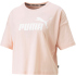 PUMA Essentials Cropped Logo T-Shirt Damen 91 - loveable L