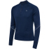 newline Power 1/2-Zip Midlayer Lauftop 7239 - black iris 2 S
