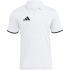adidas Entrada 26 Poloshirt Kinder JZ6624 - white/black 104
