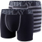 black/dark grey mel.
