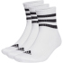 3er Pack adidas 3-Streifen Cushioned Sportswear Mid-Cut...