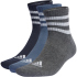 3er Pack adidas 3-Streifen Cushioned Sportswear Mid-Cut...
